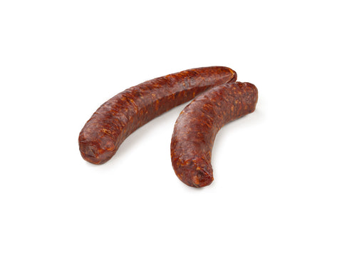 Kaminwurzen con cervo