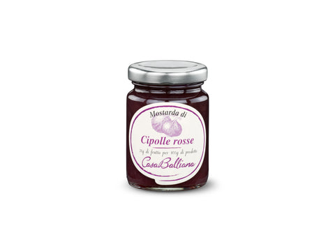 Rote Zwiebeln Mostarda