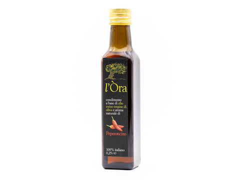 Italienisches natives Olivenöl extra mit Chili